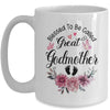 Blessed To Be Called Godmother Floral Godmother Mothers Day Mug | siriusteestore