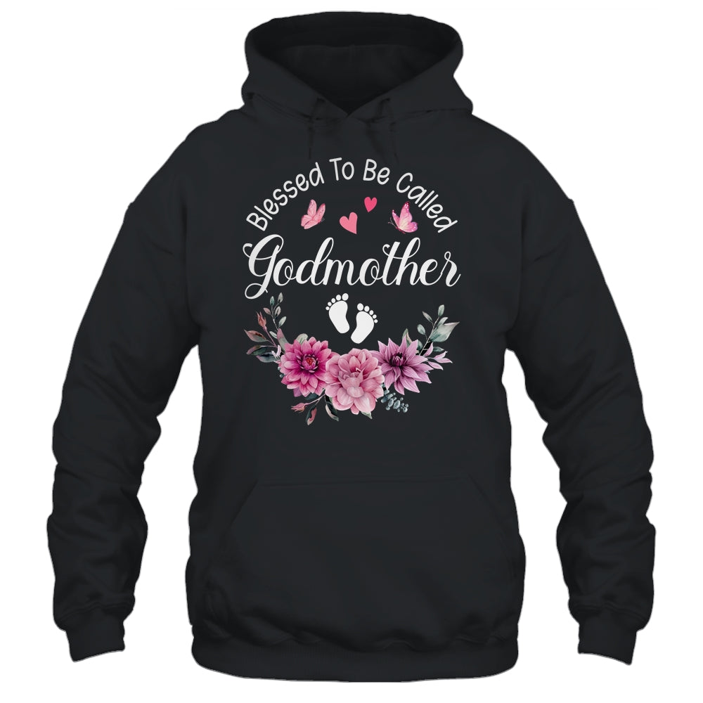 Blessed To Be Called Godmother Women Floral Decor Godmother Shirt & Tank Top | siriusteestore