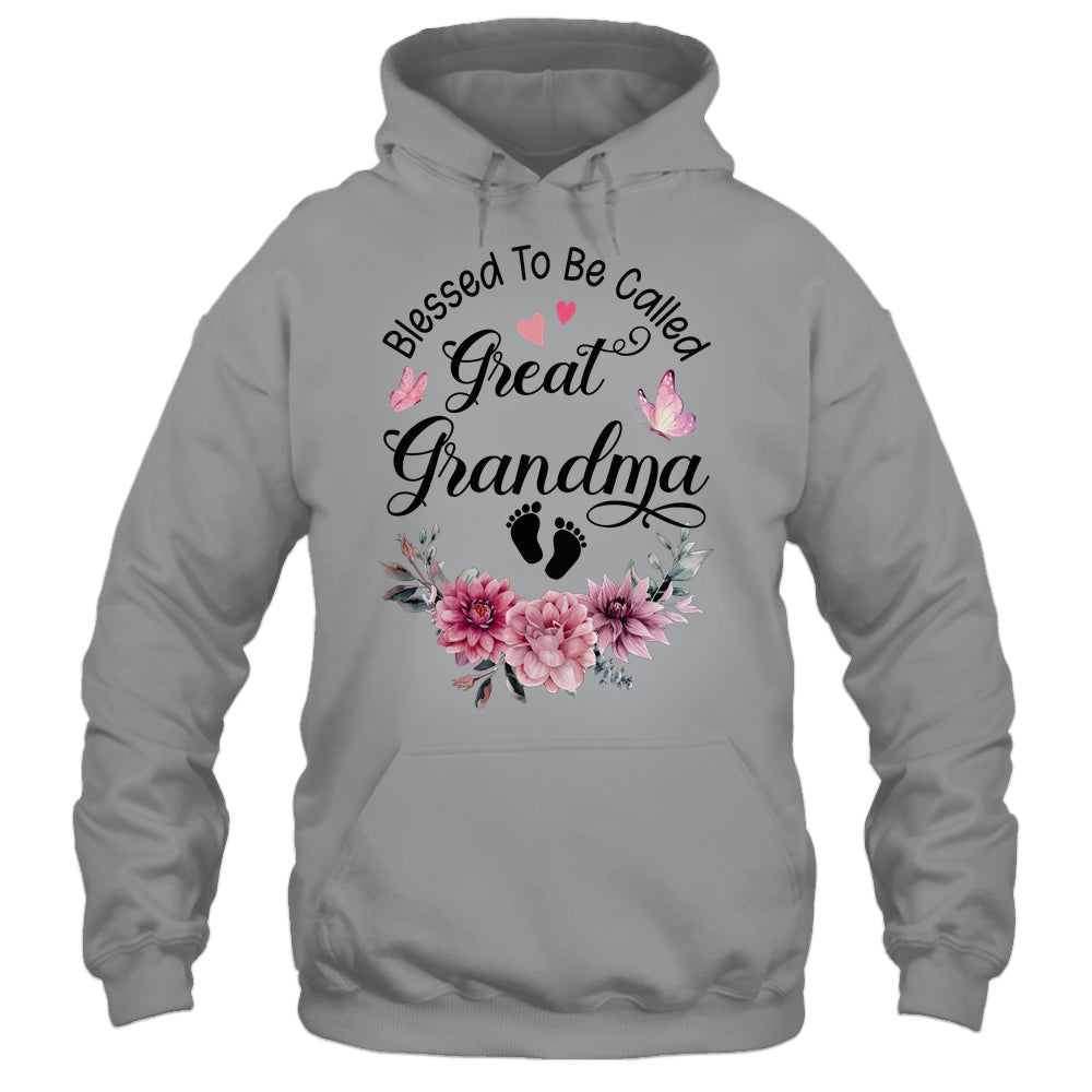 Blessed To Be Called Grandma Floral Grandma Mothers Day Shirt & Tank Top | siriusteestore
