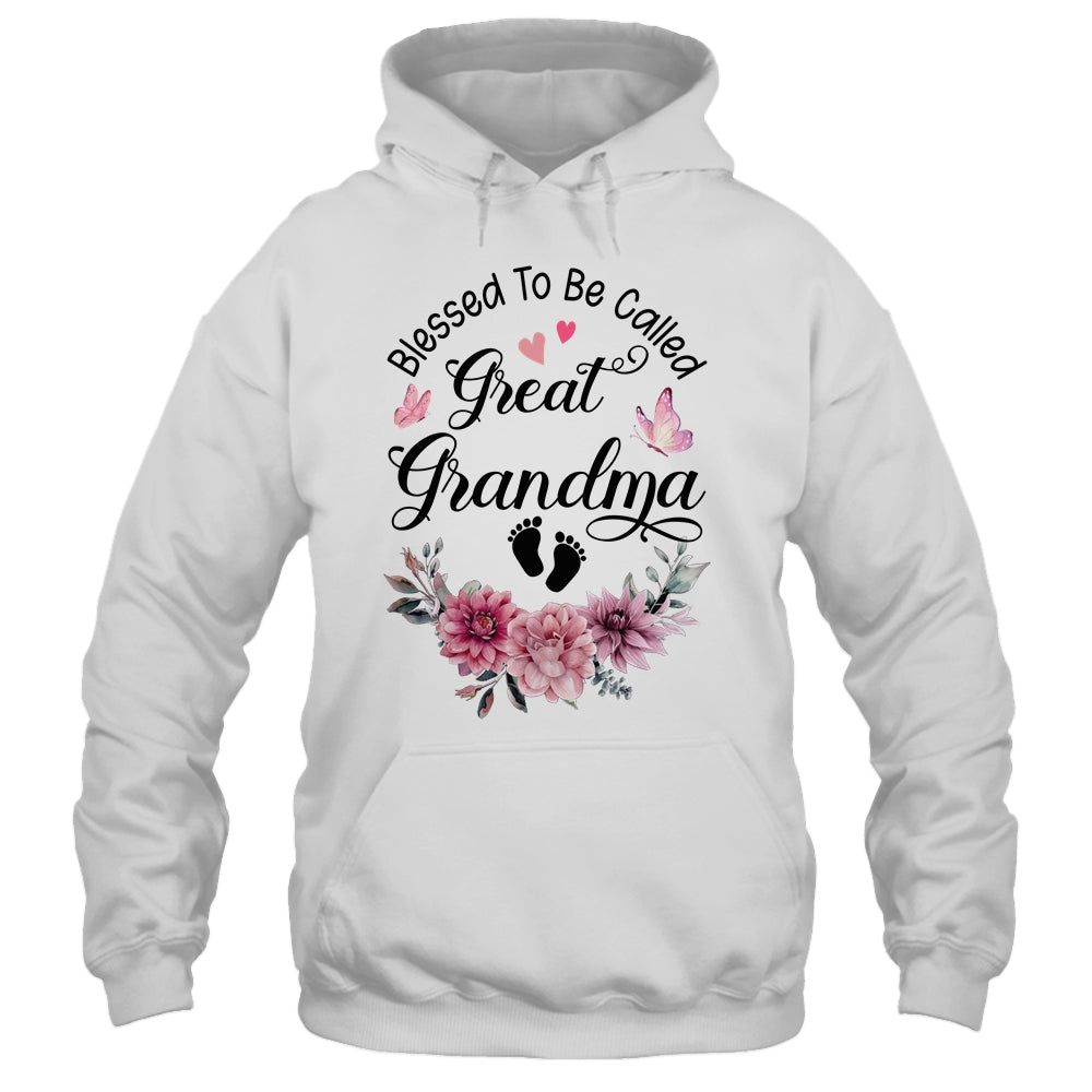 Blessed To Be Called Grandma Floral Grandma Mothers Day Shirt & Tank Top | siriusteestore