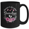 Blessed To Be Called Grandma Women Floral Decor Grandma Mug | siriusteestore