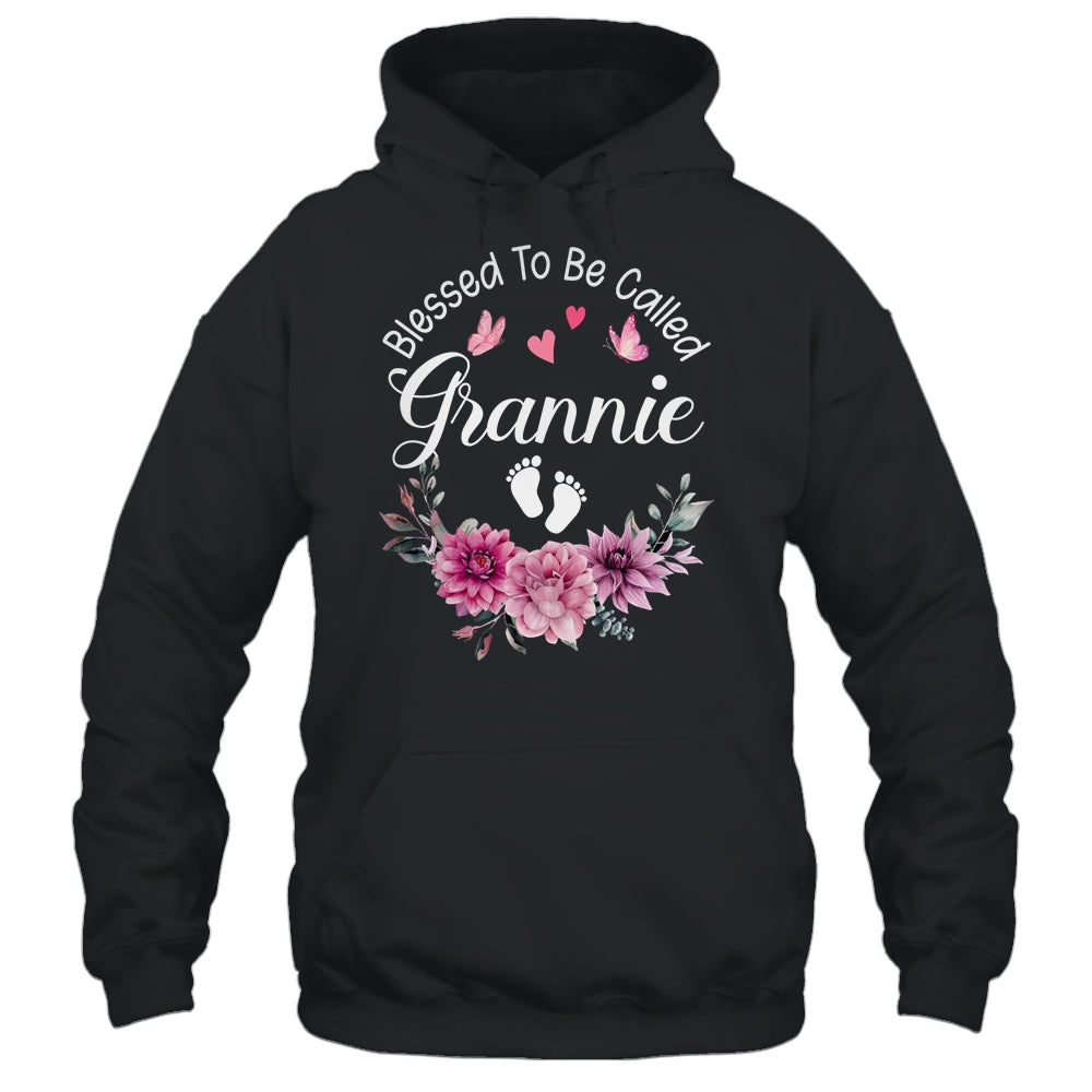 Blessed To Be Called Grannie Women Floral Decor Grannie Shirt & Tank Top | siriusteestore