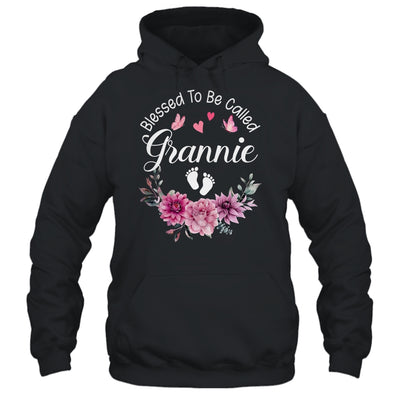 Blessed To Be Called Grannie Women Floral Decor Grannie Shirt & Tank Top | siriusteestore