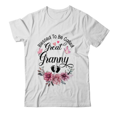Blessed To Be Called Granny Floral Granny Mothers Day Shirt & Tank Top | siriusteestore