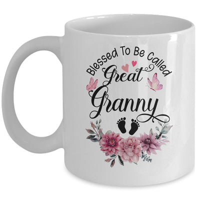 Blessed To Be Called Granny Floral Granny Mothers Day Mug | siriusteestore