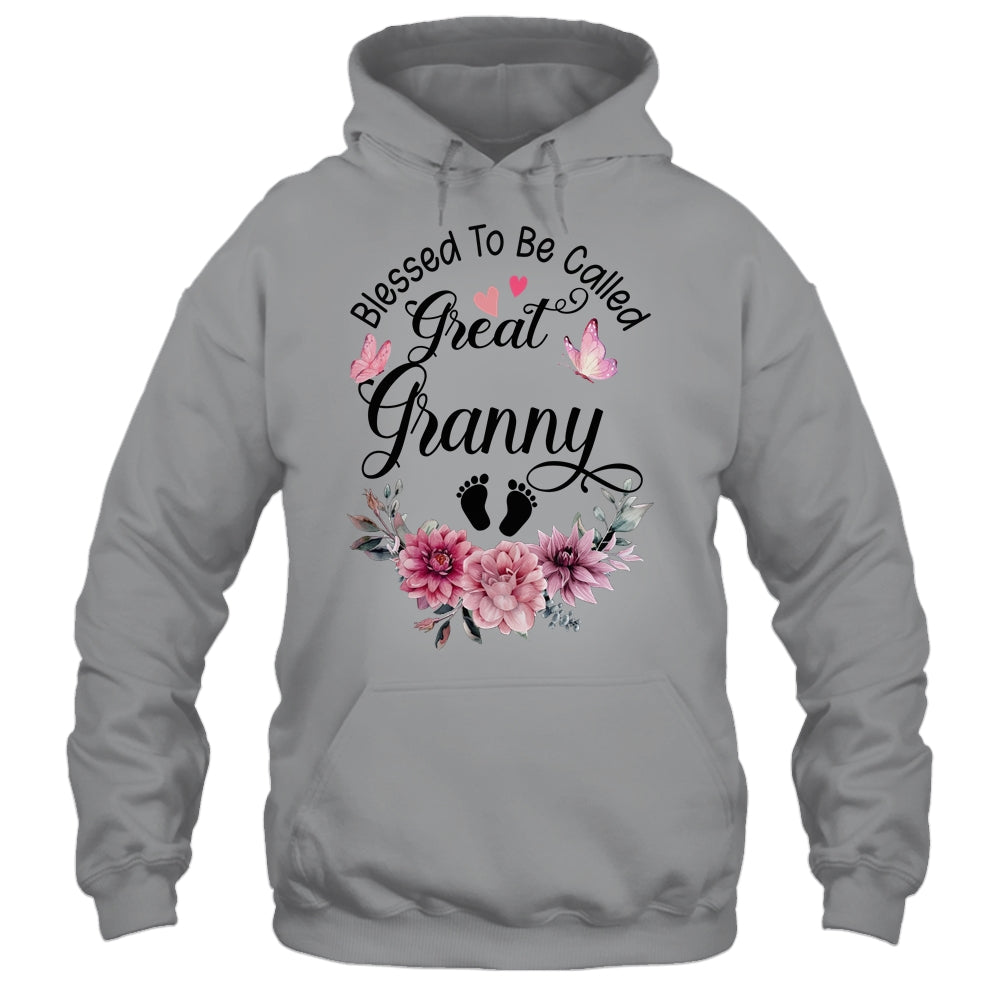 Blessed To Be Called Granny Floral Granny Mothers Day Shirt & Tank Top | siriusteestore