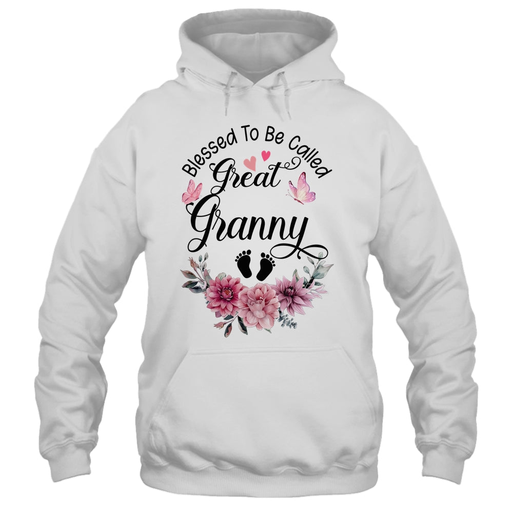 Blessed To Be Called Granny Floral Granny Mothers Day Shirt & Tank Top | siriusteestore
