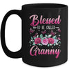 Blessed To Be Called Granny Mothers Day Birthday Rose Butterfly Mug | siriusteestore