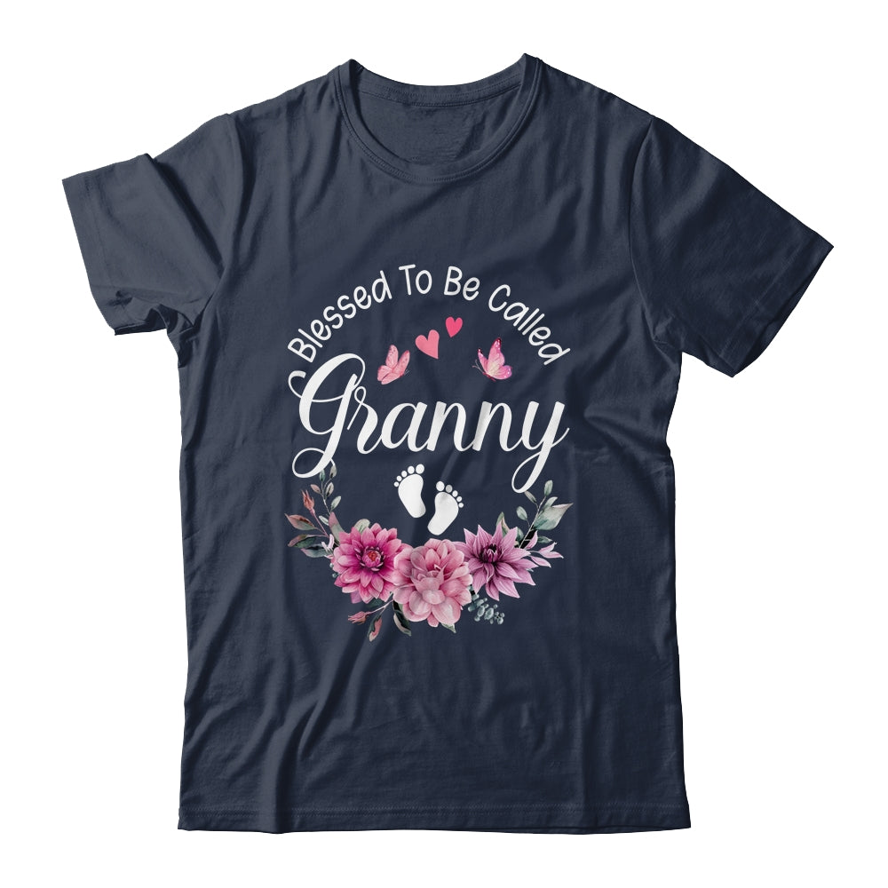 Blessed To Be Called Granny Women Floral Decor Granny Shirt & Tank Top | siriusteestore