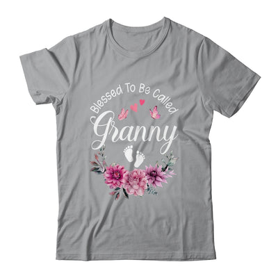 Blessed To Be Called Granny Women Floral Decor Granny Shirt & Tank Top | siriusteestore