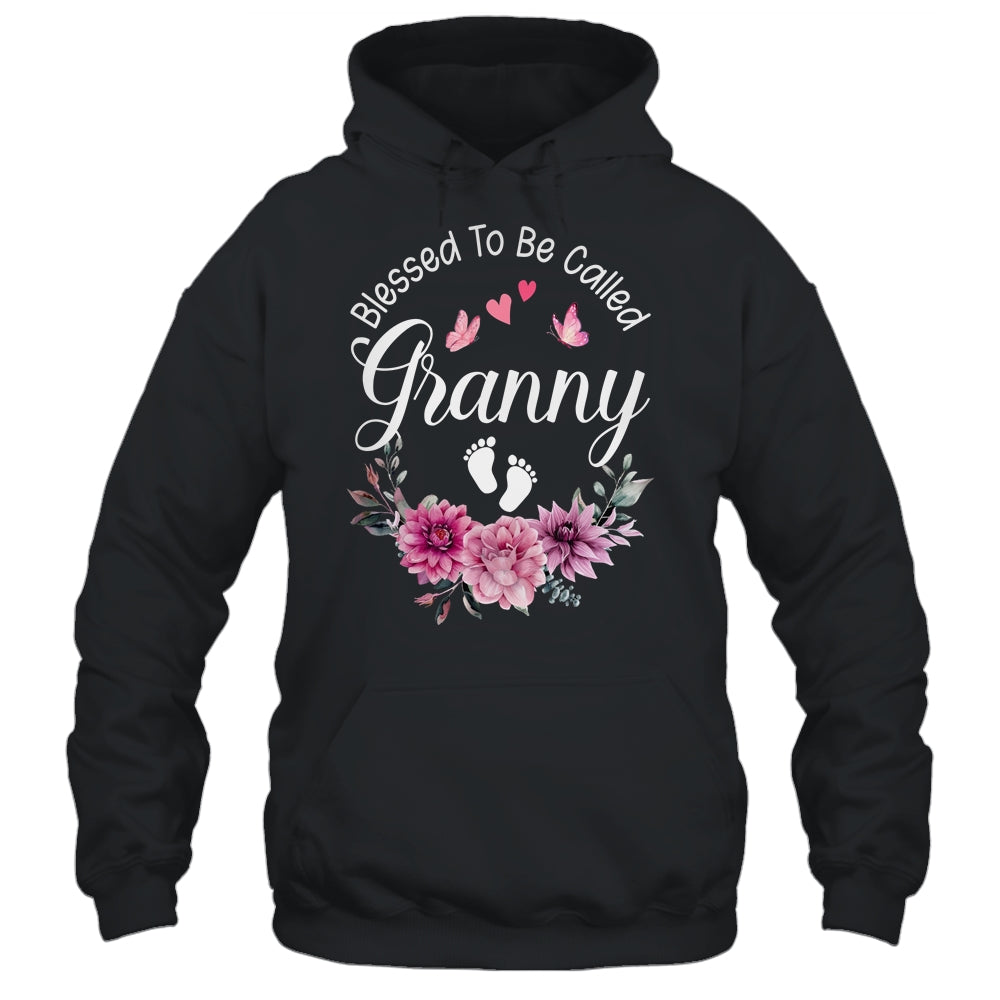 Blessed To Be Called Granny Women Floral Decor Granny Shirt & Tank Top | siriusteestore
