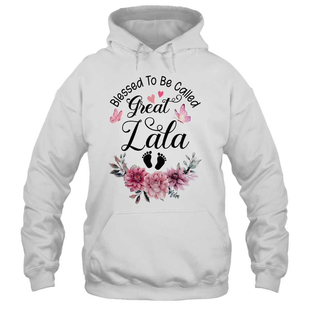 Blessed To Be Called Lala Floral Lala Mothers Day Shirt & Tank Top | siriusteestore
