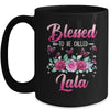 Blessed To Be Called Lala Mothers Day Birthday Rose Butterfly Mug | siriusteestore