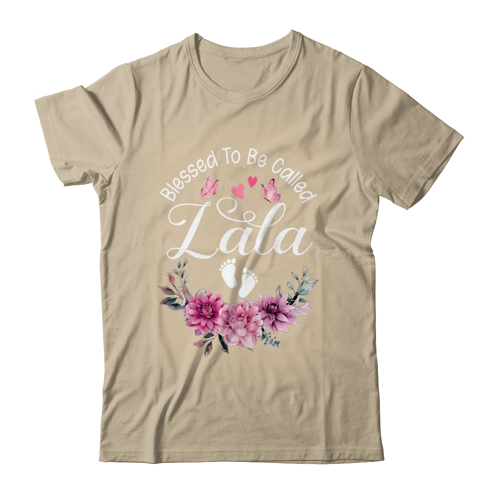 Blessed To Be Called Lala Women Floral Decor Lala Shirt & Tank Top | siriusteestore