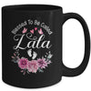 Blessed To Be Called Lala Women Floral Decor Lala Mug | siriusteestore