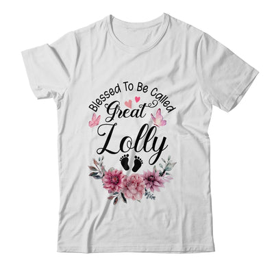 Blessed To Be Called Lolly Floral Lolly Mothers Day Shirt & Tank Top | siriusteestore