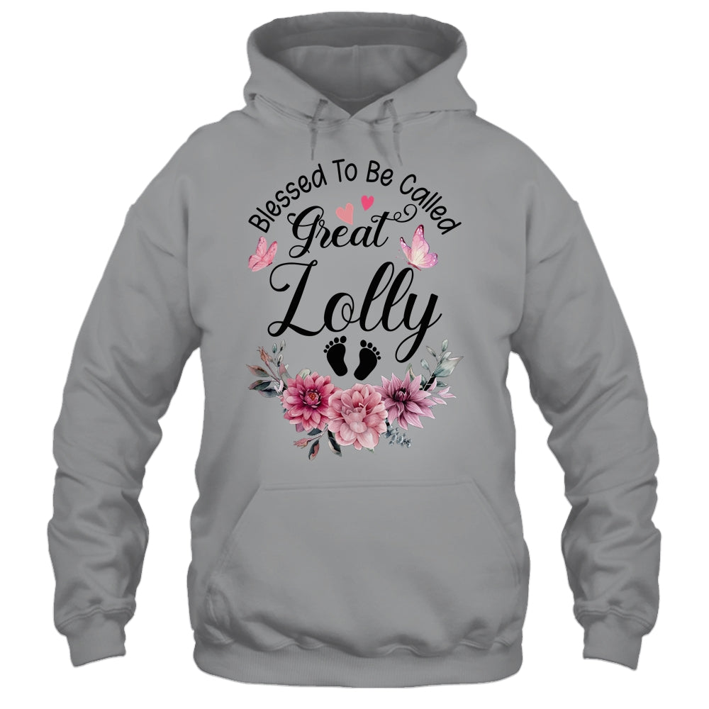 Blessed To Be Called Lolly Floral Lolly Mothers Day Shirt & Tank Top | siriusteestore