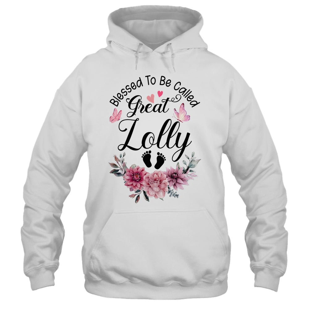 Blessed To Be Called Lolly Floral Lolly Mothers Day Shirt & Tank Top | siriusteestore