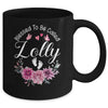 Blessed To Be Called Lolly Women Floral Decor Lolly Mug | siriusteestore