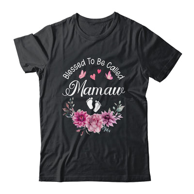 Blessed To Be Called Mamaw Women Floral Decor Mamaw Shirt & Tank Top | siriusteestore