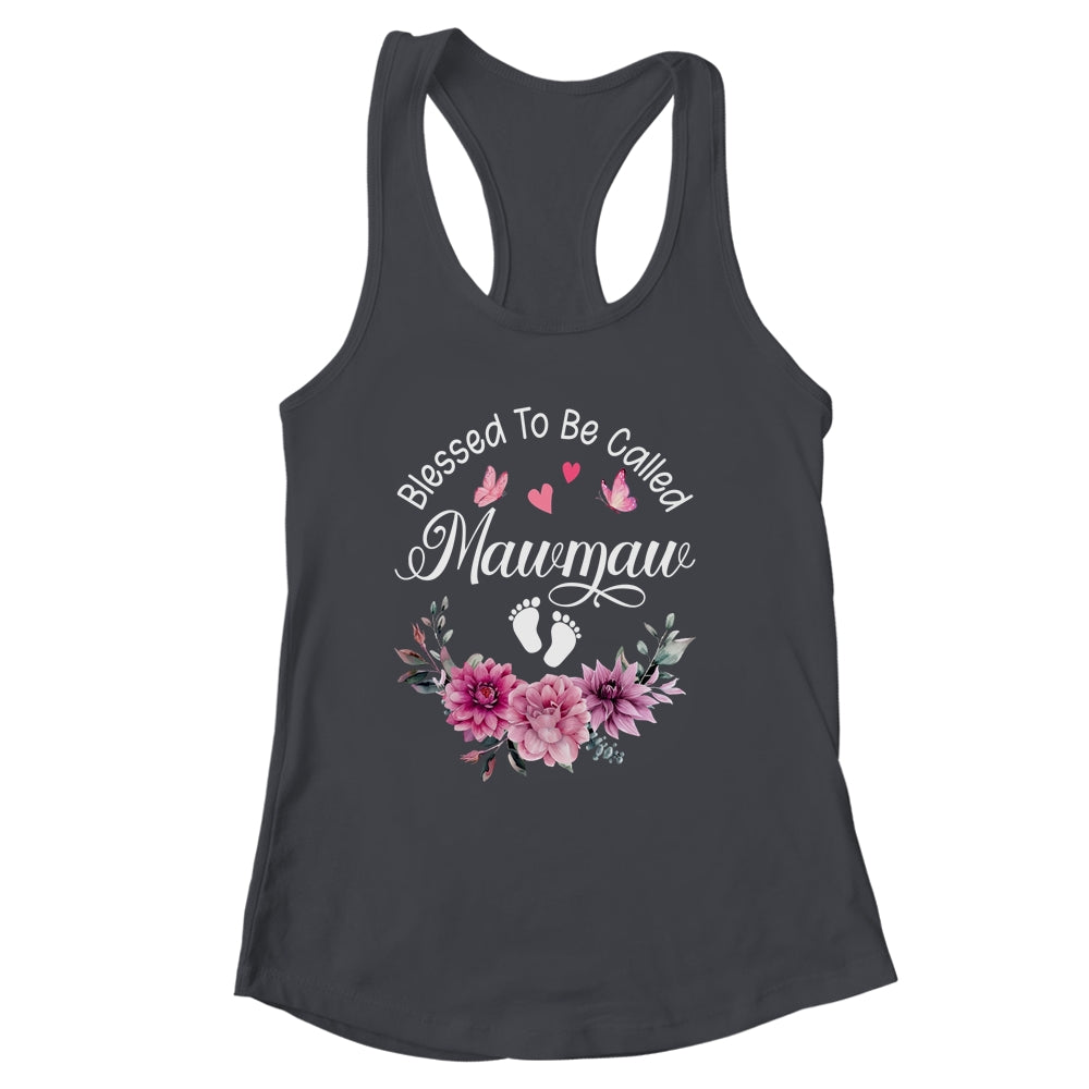Blessed To Be Called Mawmaw Women Floral Decor Mawmaw Shirt & Tank Top | siriusteestore