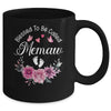 Blessed To Be Called Memaw Women Floral Decor Memaw Mug | siriusteestore