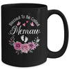 Blessed To Be Called Memaw Women Floral Decor Memaw Mug | siriusteestore