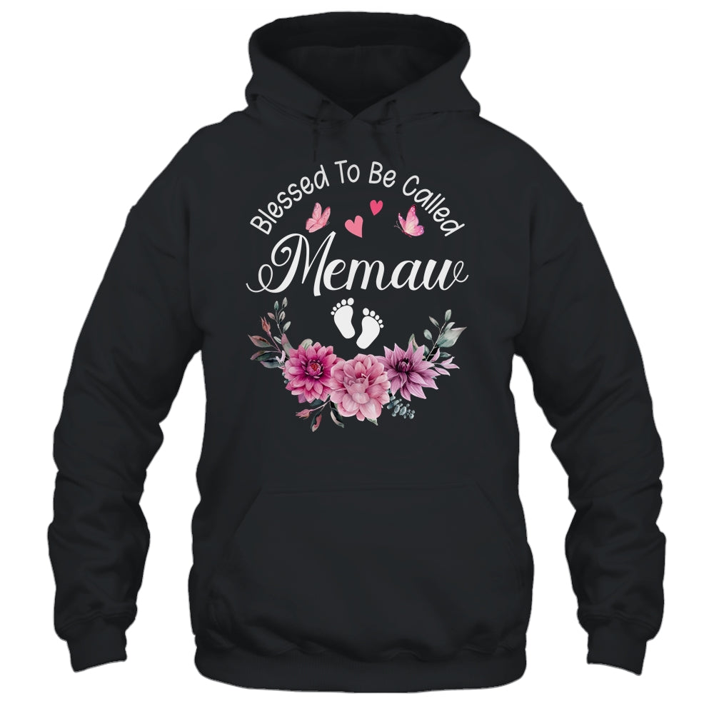 Blessed To Be Called Memaw Women Floral Decor Memaw Shirt & Tank Top | siriusteestore