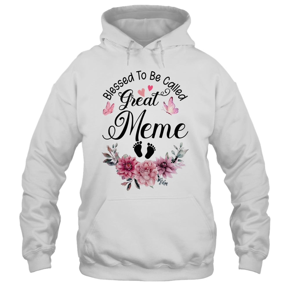 Blessed To Be Called Meme Floral Meme Mothers Day Shirt & Tank Top | siriusteestore