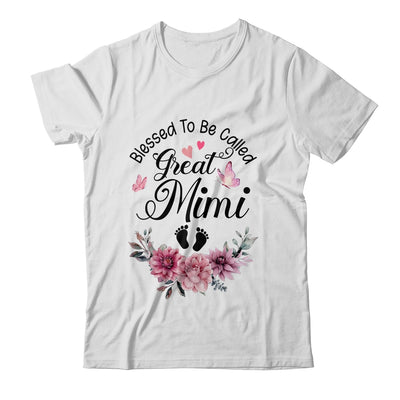 Blessed To Be Called Mimi Floral Mimi Mothers Day Shirt & Tank Top | siriusteestore