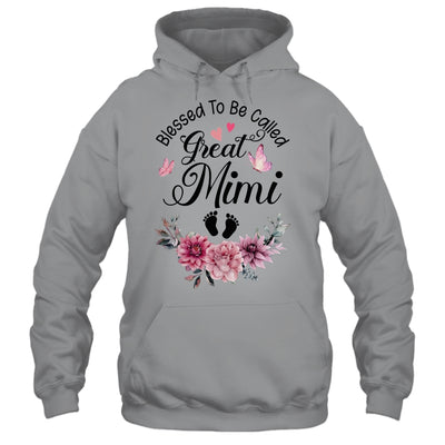 Blessed To Be Called Mimi Floral Mimi Mothers Day Shirt & Tank Top | siriusteestore