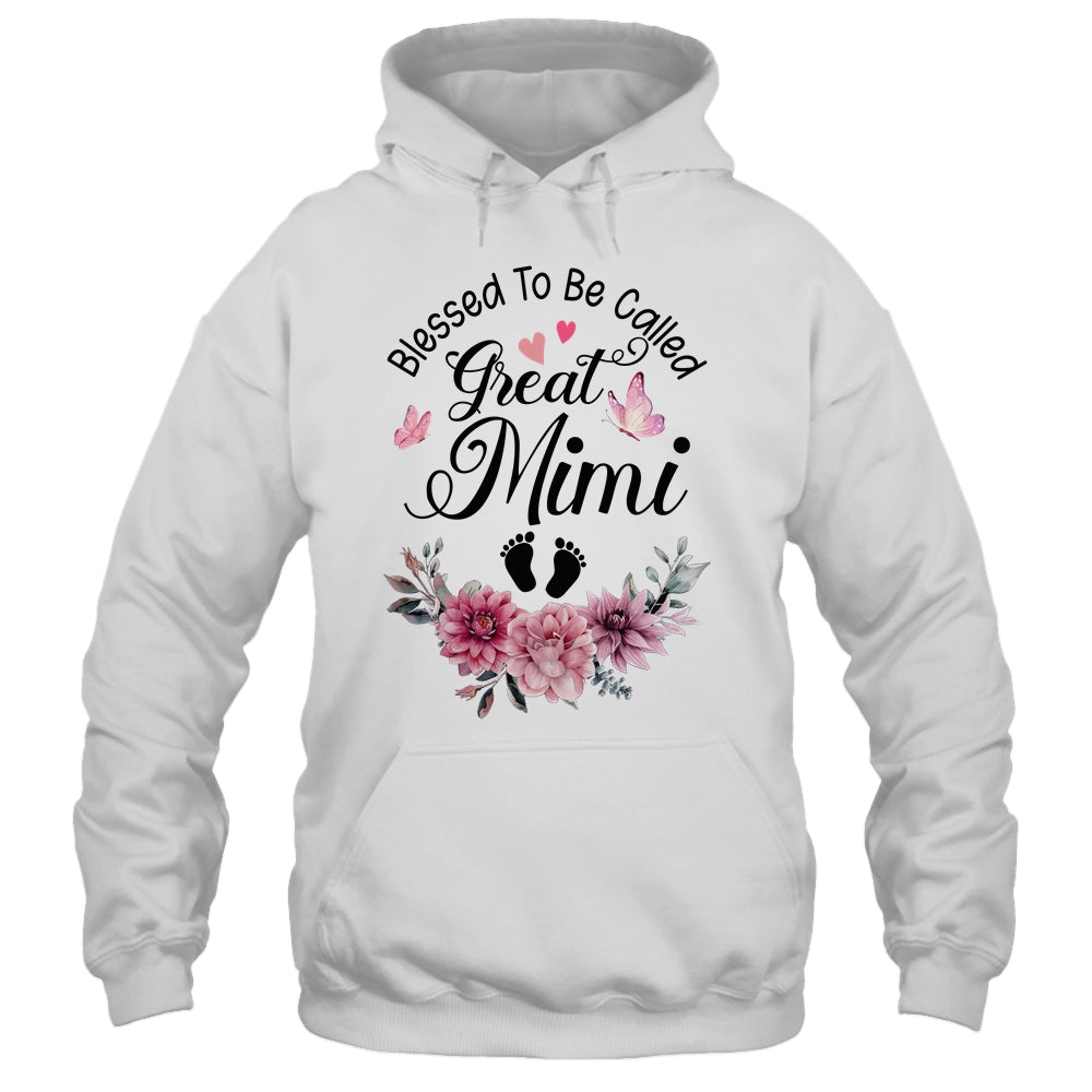 Blessed To Be Called Mimi Floral Mimi Mothers Day Shirt & Tank Top | siriusteestore