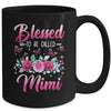 Blessed To Be Called Mimi Mothers Day Birthday Rose Butterfly Mug | siriusteestore