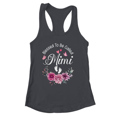 Blessed To Be Called Mimi Women Floral Decor Mimi Shirt & Tank Top | siriusteestore