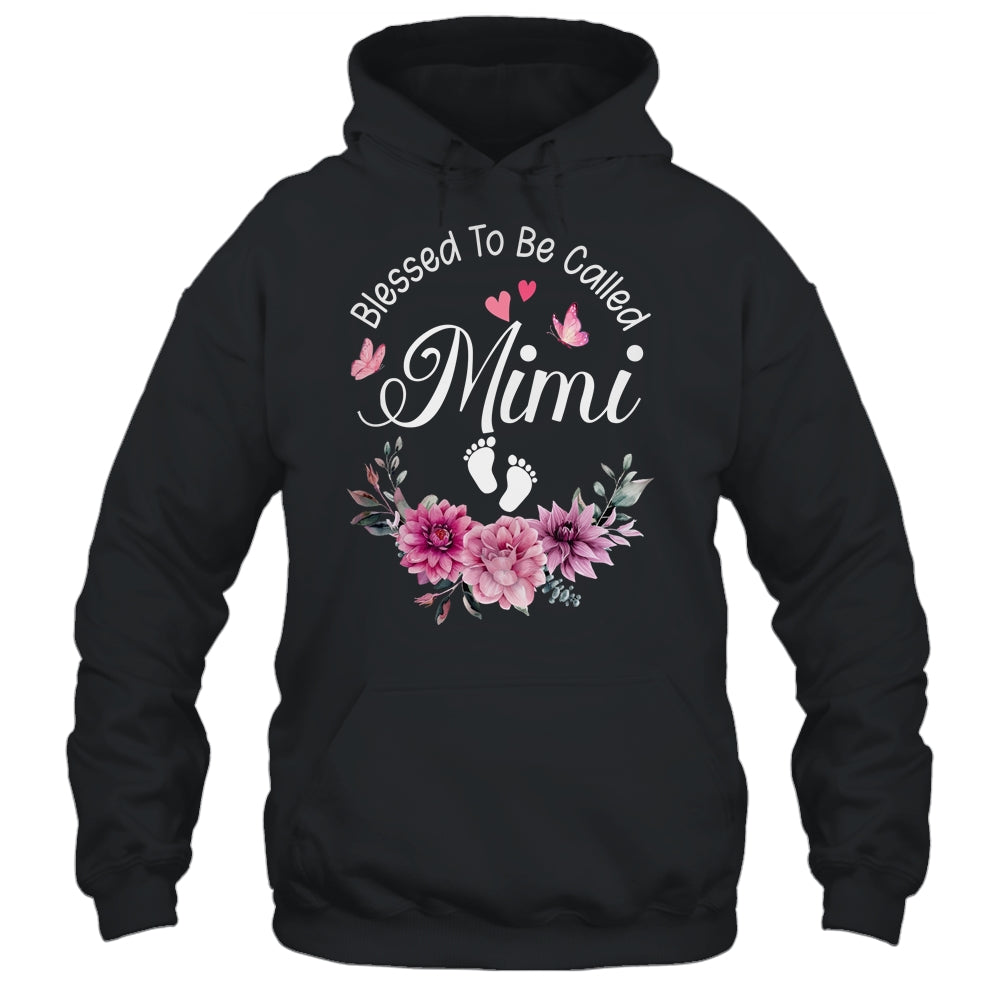 Blessed To Be Called Mimi Women Floral Decor Mimi Shirt & Tank Top | siriusteestore