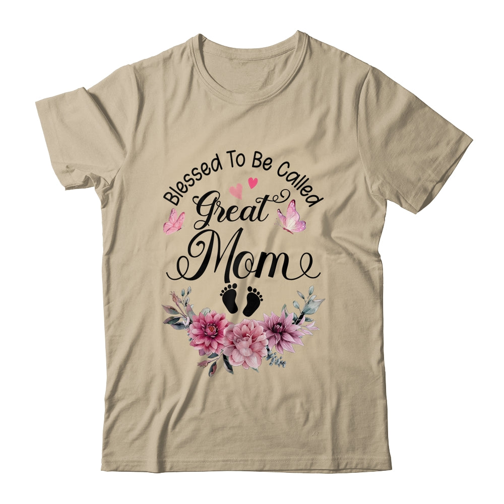 Blessed To Be Called Mom Floral Mom Mothers Day Shirt & Tank Top | siriusteestore