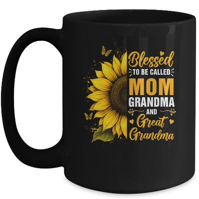 Blessed To Be Called Mom Grandma Great Grandma Mother's Day Women Mug | siriusteestore