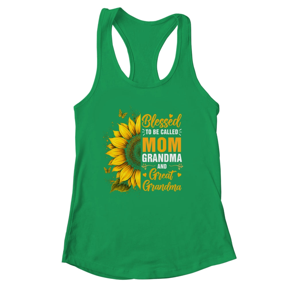 Blessed To Be Called Mom Grandma Great Grandma Mother's Day Women Shirt & Tank Top | siriusteestore