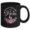 Blessed To Be Called Mom Women Floral Decor Mom Mug | siriusteestore