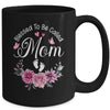 Blessed To Be Called Mom Women Floral Decor Mom Mug | siriusteestore