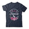 Blessed To Be Called Nannie Women Floral Decor Nannie Shirt & Tank Top | siriusteestore