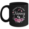 Blessed To Be Called Nanny Women Floral Decor Nanny Mug | siriusteestore