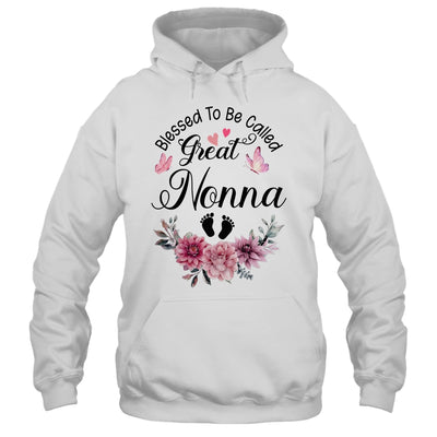 Blessed To Be Called Nonna Floral Nonna Mothers Day Shirt & Tank Top | siriusteestore