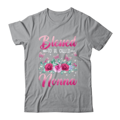 Blessed To Be Called Nonna Mothers Day Birthday Rose Butterfly Shirt & Tank Top | siriusteestore