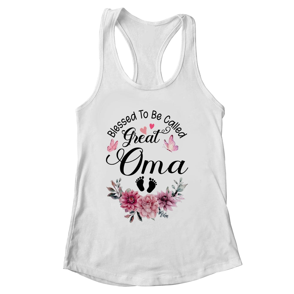 Blessed To Be Called Oma Floral Oma Mothers Day Shirt & Tank Top | siriusteestore