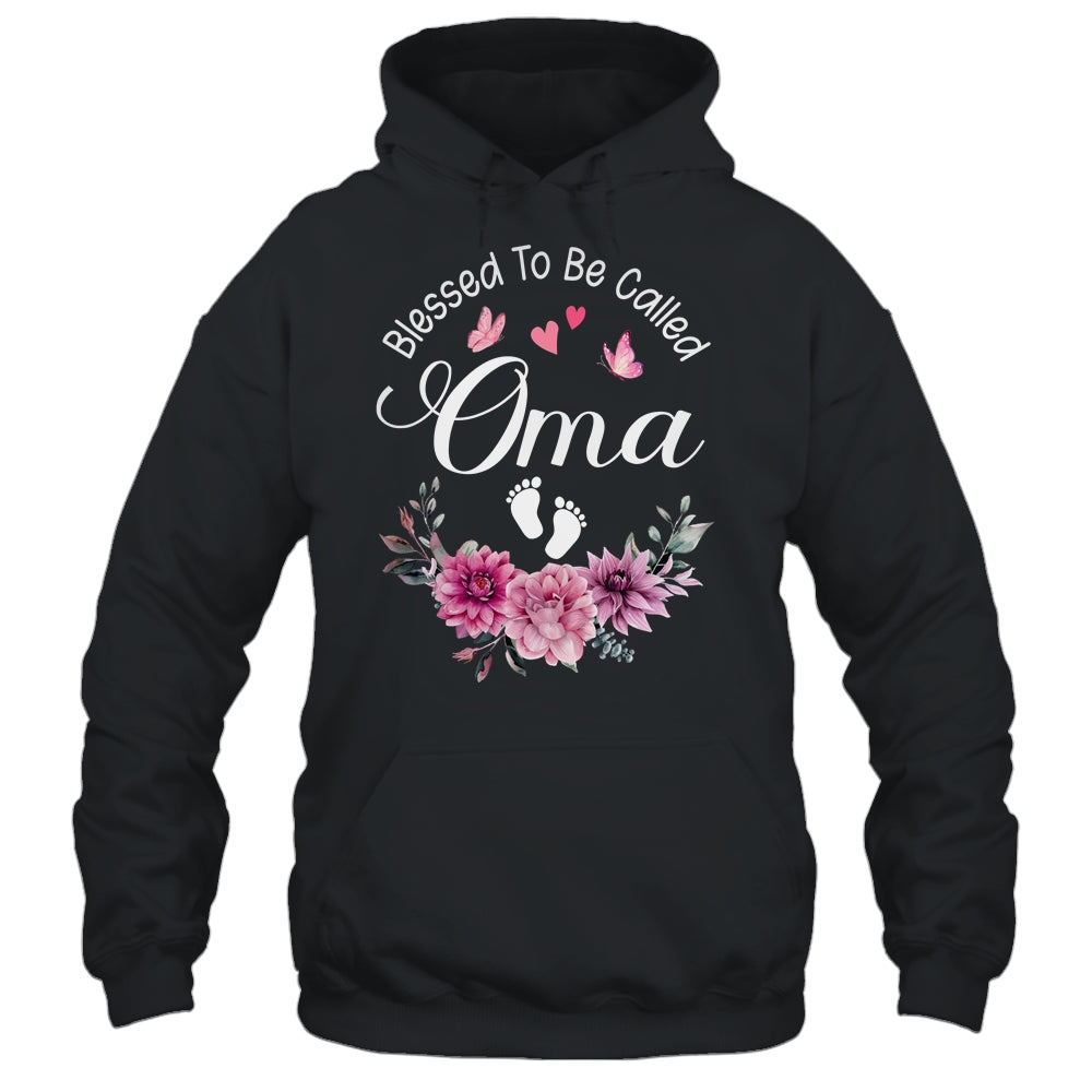 Blessed To Be Called Oma Women Floral Decor Oma Shirt & Tank Top | siriusteestore