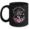 Blessed To Be Called Titi Women Floral Decor Titi Mug | siriusteestore