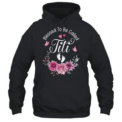 Blessed To Be Called Titi Women Floral Decor Titi Shirt & Tank Top | siriusteestore