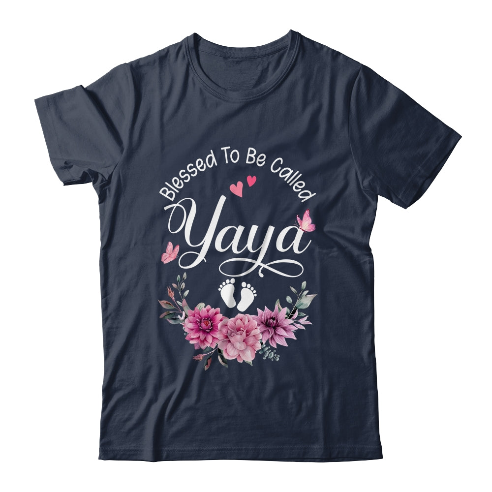 Blessed To Be Called Yaya Women Floral Decor Yaya Shirt & Tank Top | siriusteestore