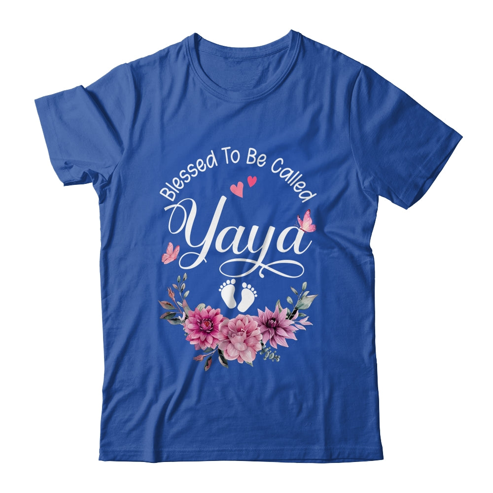 Blessed To Be Called Yaya Women Floral Decor Yaya Shirt & Tank Top | siriusteestore